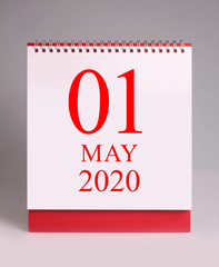 The first day of May 2020.
