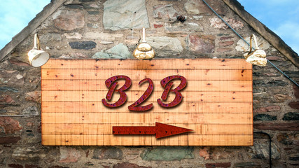 Street Sign to B2B