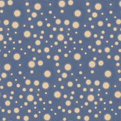 craters stars seamless retro blue