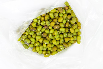 Mash seeds. Masha seeds in a bag.