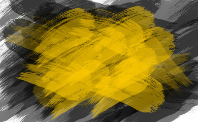 Illustration of Brush Strokes, Acrylic Brushes Effects for Abstract Background