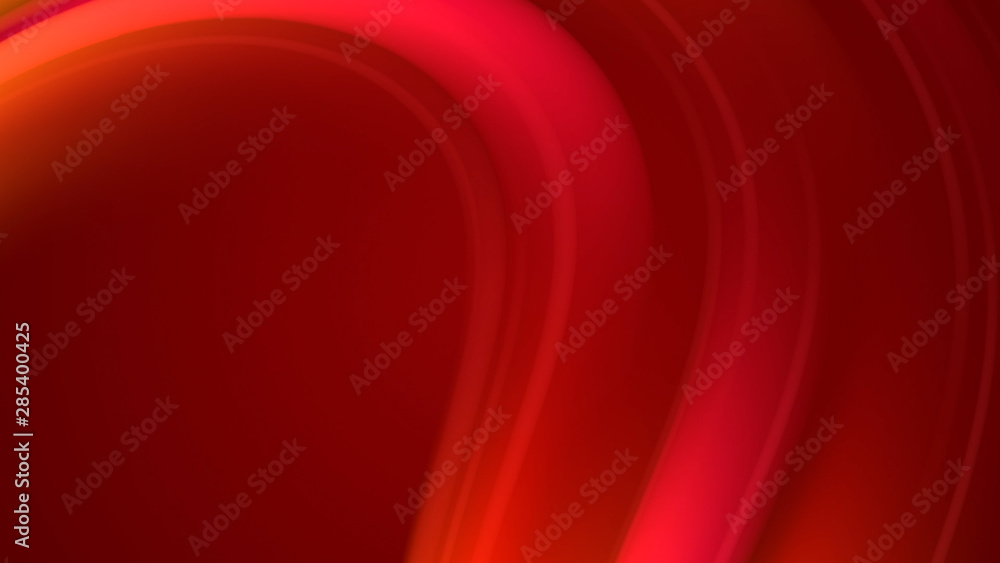 Poster 3d rendering of abstract background with red orange yellow twisted gradient of colors. beautiful mix