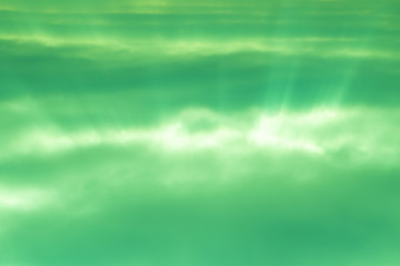 Heaven on the planet Uranus in the representation of the artist