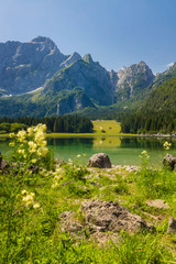 Lago di Fusine superiore near Tarvisio, Italy