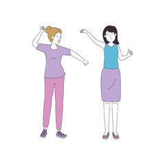 beautiful and young women characters