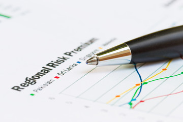 Close up of Pen and Notebook