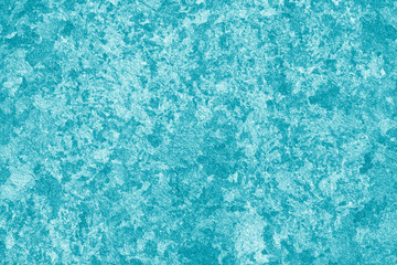 Abstract turquoise pattern with paint stains. Mottled painted card. Art product, aquarelle painting in modern style. Template of green banner. Bright drawing backdrop.