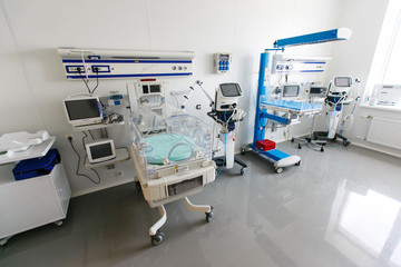 New hospital ward with all necessary medical equipment