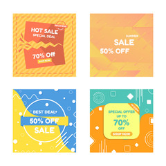 Sale label brochure discount price and hot deal with best offer you can use for marketing. vector illustratiom