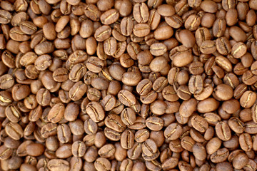roasted coffee beans background 