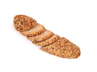Bread isolated on a white background