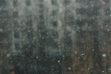 rain drops on window