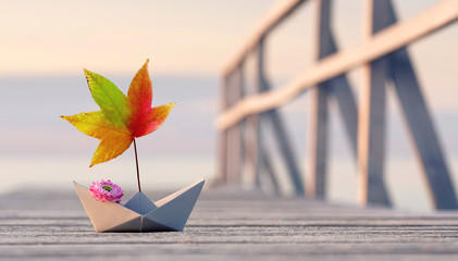 Herbst am Ostsee Steg