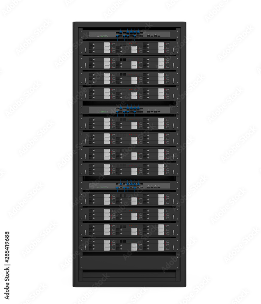 Poster computer network server isolated