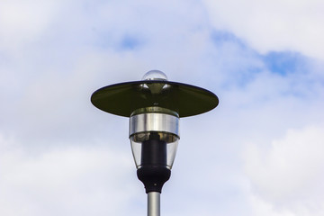 .Street lamp against the sky.
