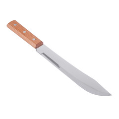 Kitchen knife on a white background