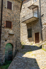 Fototapeta na wymiar Tenerano, historic village in Lunigiana, Tuscany