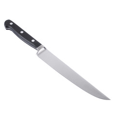 Kitchen knife on a white background