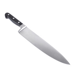 Kitchen knife on a white background