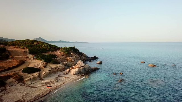 Ripresa di una statua da Drone, Sardegna