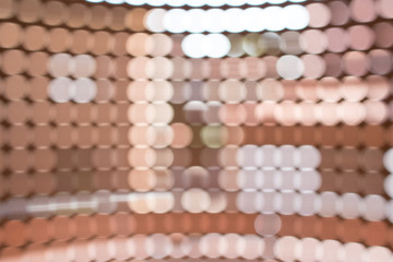 Optical Bokeh of a Light Pattern