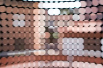 Optical Bokeh of a Light Pattern