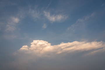 dramatic sky with clouds