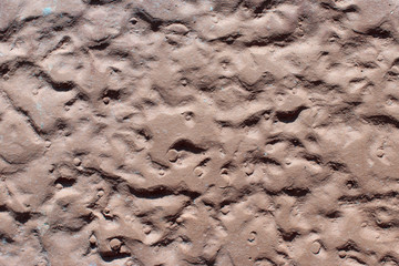 Terracotta pattern on old wall
