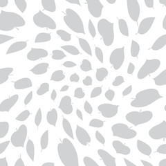 abstract geometric leaves pattern for natural background, simple minimalist graphic , retro decoration , summer fashion