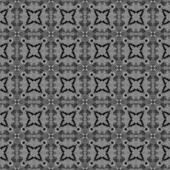 Black and white checked allover seamless pattern. 