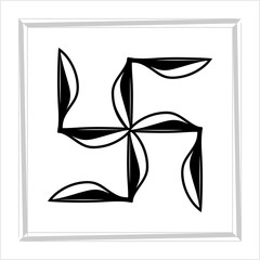Fototapeta na wymiar Swastica Symbol The Holy Motif