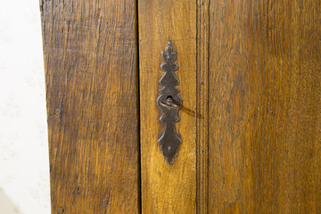 Oak cabinet around 1750, Eichenschrank um 1750