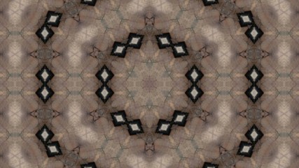 Multicolor mosaic texture. Unique kaleidoscope design. Abstract geometric kaleidoscope background. Beautiful kaleidoscope seamless pattern.