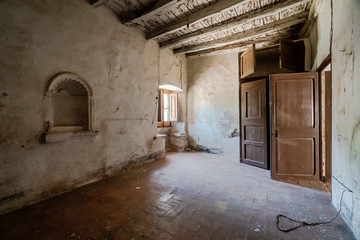 Empty room of an old house