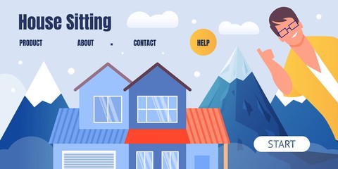 Landing Page Offering Best Free House for Share