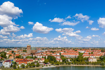 Stadt Prenzlau am Unteruckersee in Brandenburg