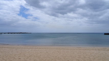 Fototapeta na wymiar Arrecife is the capital of Lanzarote, Canarian island