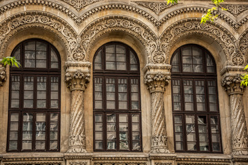 Bucharest / Romania - 04.21.2019: facultatea de arhitectura si urbanism "Ion Mincu" (photo of the architecture and urbanism university "Ion Mincu")