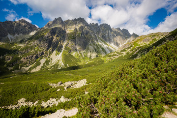 Fototapeta na wymiar Path to Rysy Tatra mountains