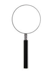 Magnifying glass isolated on white background - 285450846