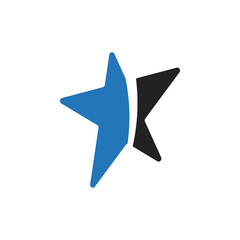 Star graphic design template vector isolated illustration