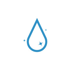 Droplet graphic design template vector isolated illustration