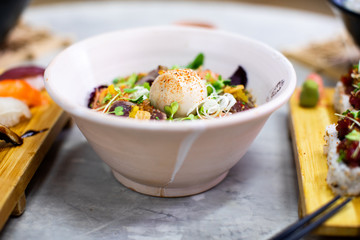 studio japanese food sushi ramen salad