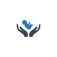 Child care icon concept.