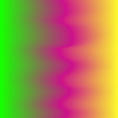 Color transition from one color to another, bright background.