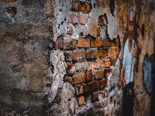 old brick wall background