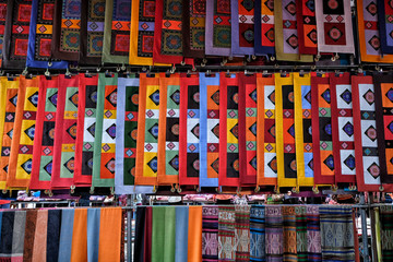 Colorful dress in Bac Ha market, Vietnam