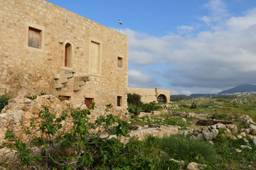 Fototapeta na wymiar Fortezza von Rethymno auf kreta in griechenland