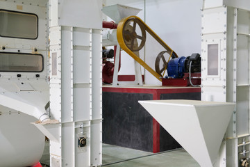 coffee processing machine in food factory