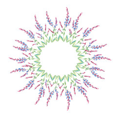 frame made of spheres